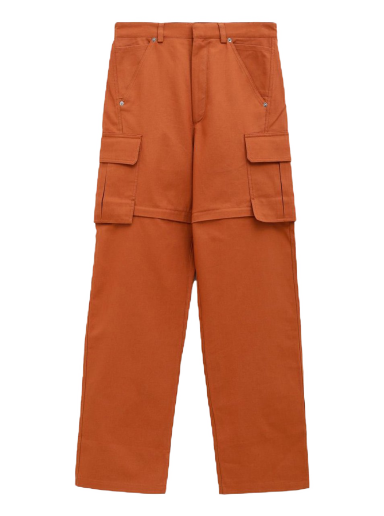 Byxor Jacquemus Le Pantalon Peche Convertible Terracotta Orange | 216PA007-1073-840