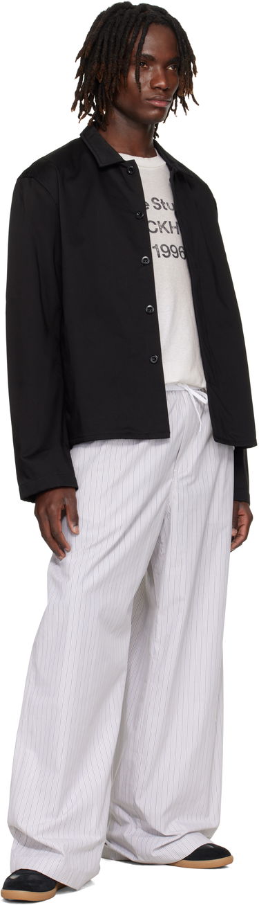 Jacka Acne Studios Acne Studios Satin Jacket Svart | B90833-, 3