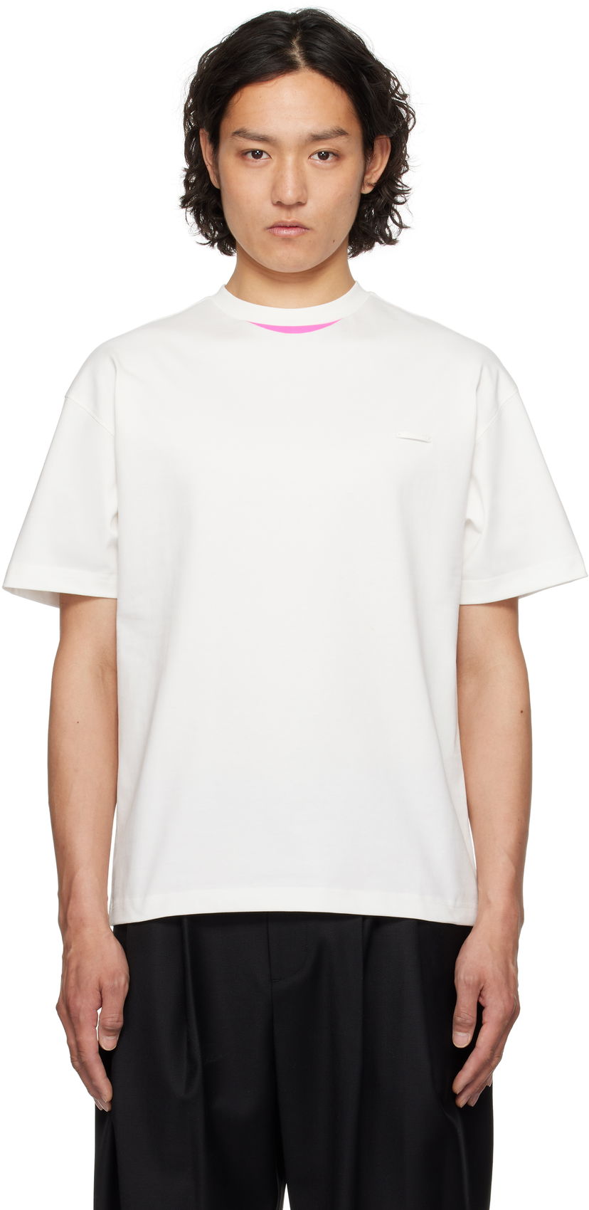 T-shirt ADER ERROR ADER error 0109 T-Shirt Vit | BO01SSTS0109OW