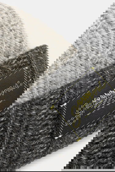 Mössa GANNI Wool Cotton Bubble Beanie Flerfärgad | A6661, 2