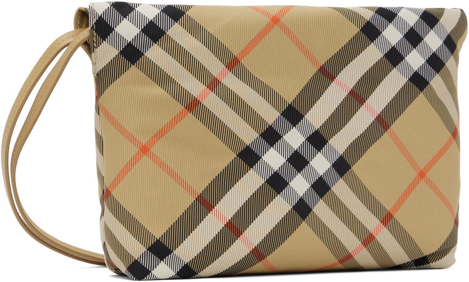 Tygpåse Burberry Burberry Kids Check Pouch Beige | 8096210, 1