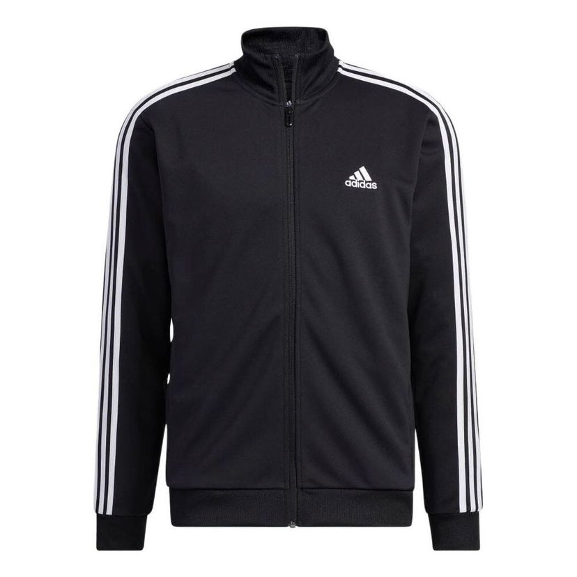 Träningsoverall adidas Originals 3-Stripes Doubleknit Track Jacket Svart | IA9378