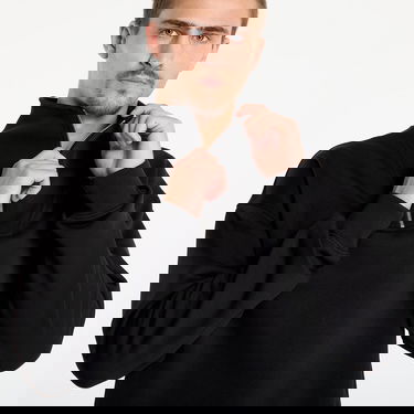 Sweatshirt Urban Classics Cut&Sew Troyer Sweatshirt Svart | TB7594-00007, 1