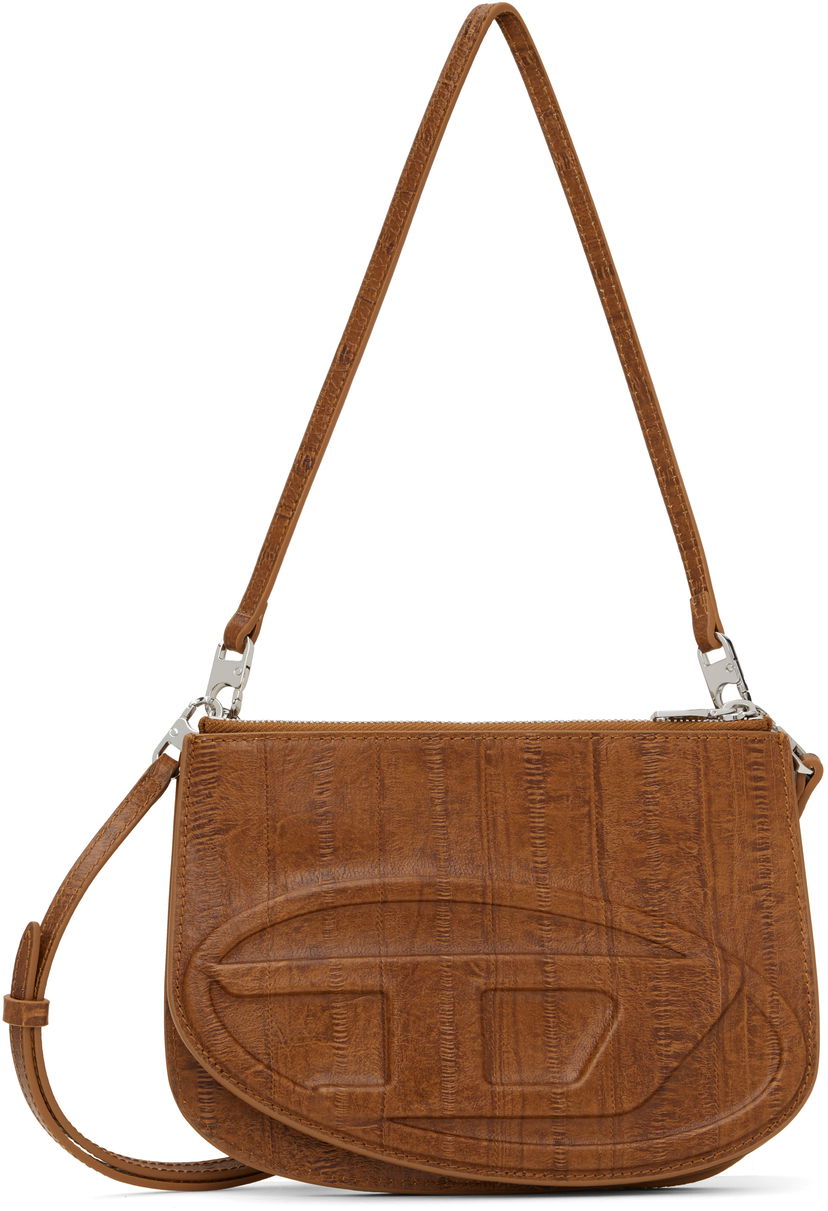 Axelväska Diesel Diesel 1DR Twin Shoulder Bag Brun | X10330-P8245-T2231