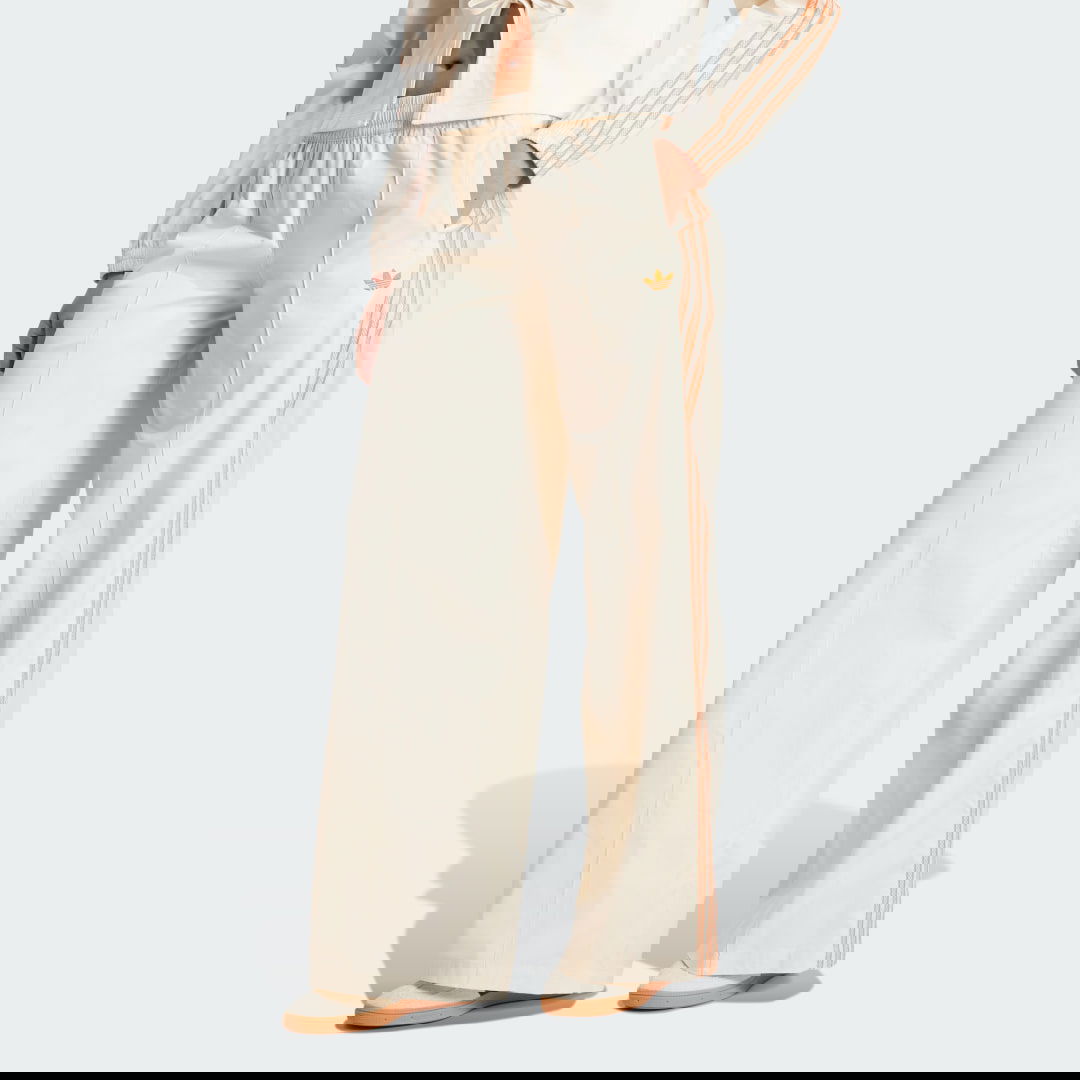 Byxor adidas Originals adidas Originals Summer Glow Wide Leg Pants Beige | KC0675, 0