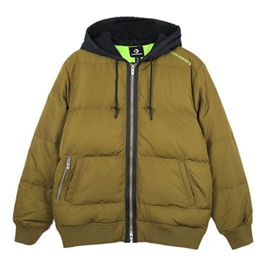 Pufferjacka Converse Down Bomber Jacket Grön | 10019992-A02