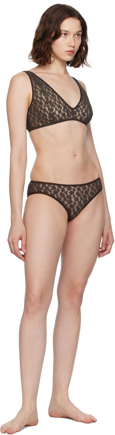 Behå Baserange Baserange Crescent Lace Bra Brun | BRCR-LA-SU25, 3