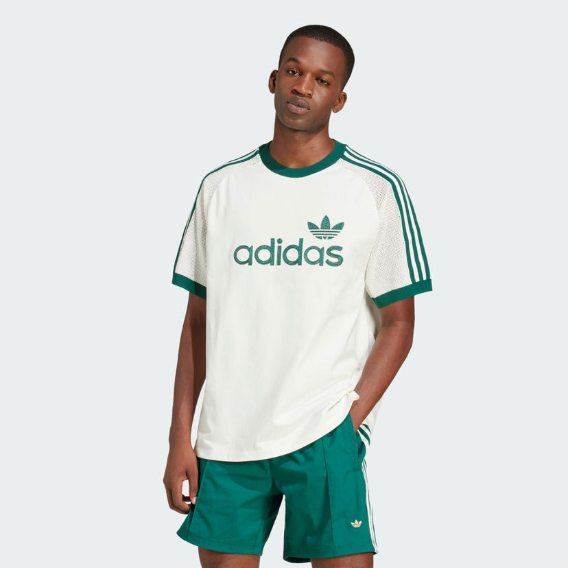 T-shirt adidas Performance Premium Knitted T-Shirt Vit | JD3407