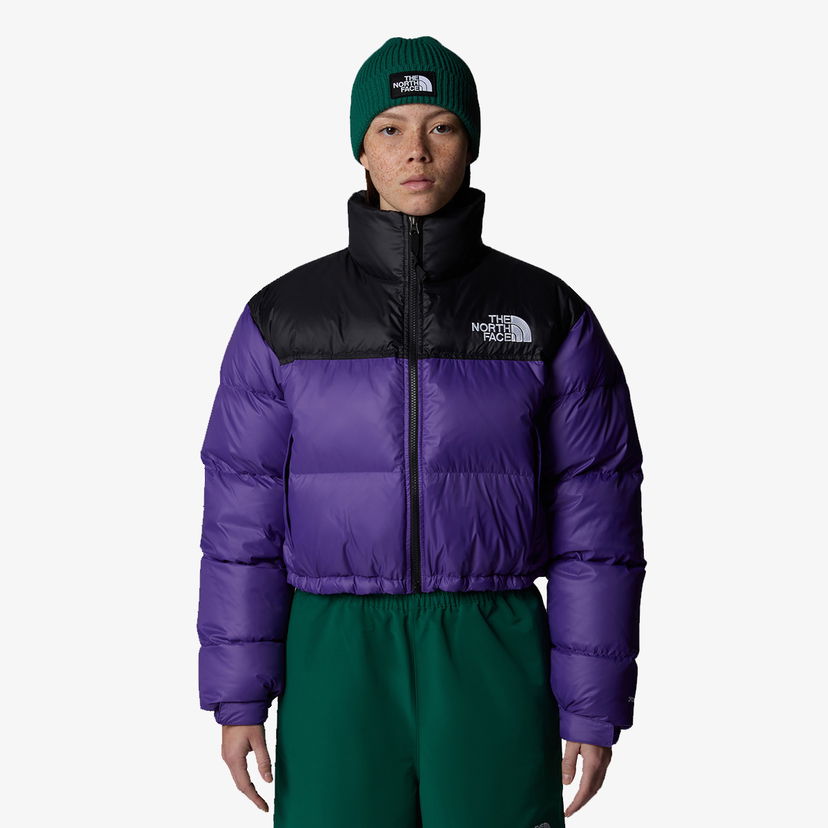 Pufferjacka The North Face W NUPTSE SHORT JACKET Purpur | NF0A5GGES961