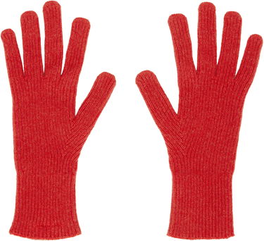 Handskar Baserange Baserange Ribbed Knit Gloves Röd | ACRG-RC-AU25, 1