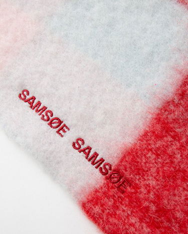 Halsduk Samsoe Samsoe Checkered Scarf with Fringed Ends Flerfärgad | U23300003-CLR002334, 1