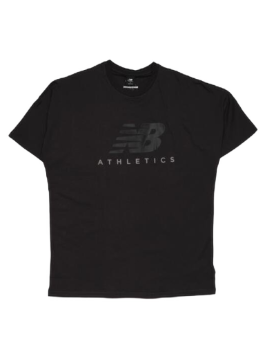 T-shirt New Balance Athletics Oversized Tee Svart | WT23503_PHM