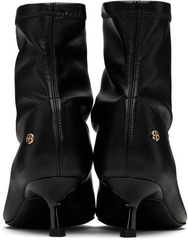 Sneakers och skor Anine Bing Leather Kitten Heel Ankle Boots Svart | A-14-1089-000, 4