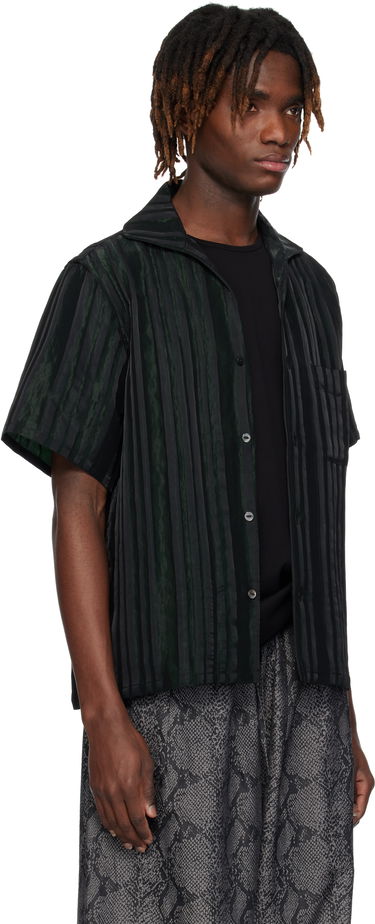 Skjorta Needles NEEDLES Italian Collar Shirt Svart | QV126, 4