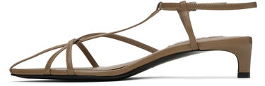 Sneakers och skor Jil Sander Jil Sander High Heeled Tie Sandals Brun | J15WP0129_P8389, 2