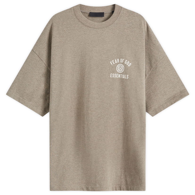 T-shirt Fear of God Fear of God Essentials Crest Logo T-Shirt Size Large Brun | 125HO244191F