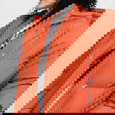 Pufferjacka Urban Classics Hooded Puffer Jacket Orange | TB1756 orange, 2