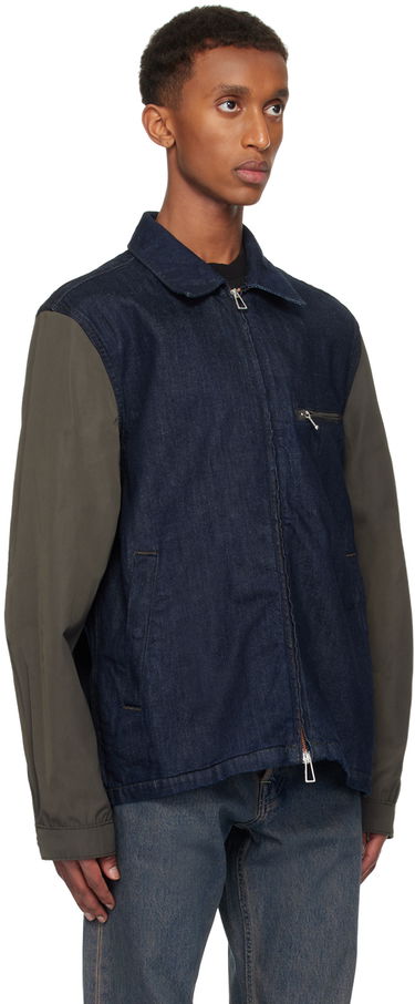 Jacka Paul Smith PS Paul Smith Zip Denim Jacket Blå | M2R-051ZM-N22081-R, 1