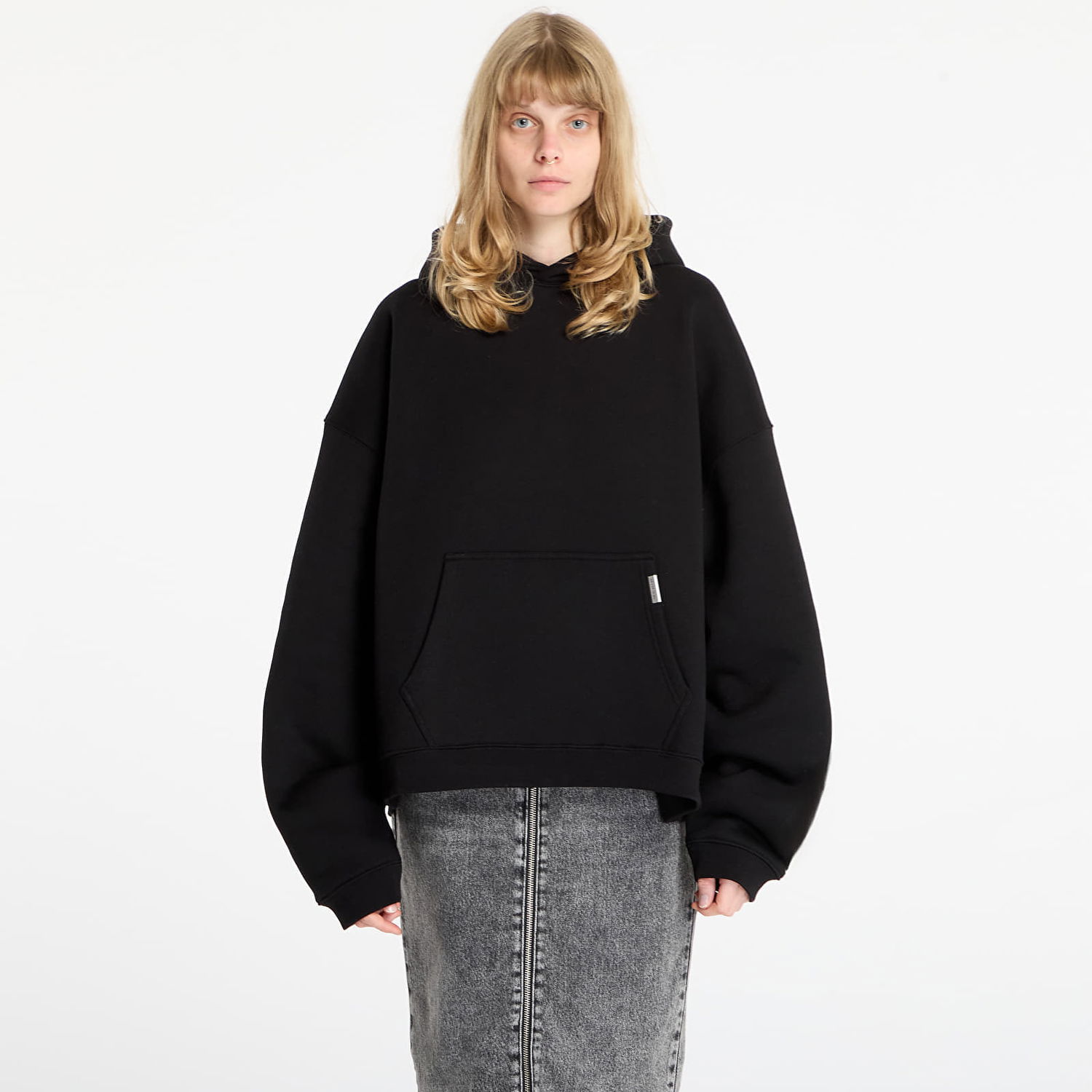 Sweatshirt Represent Clo Initial Boxy Oversized Hoodie Svart | INM413-001, 0
