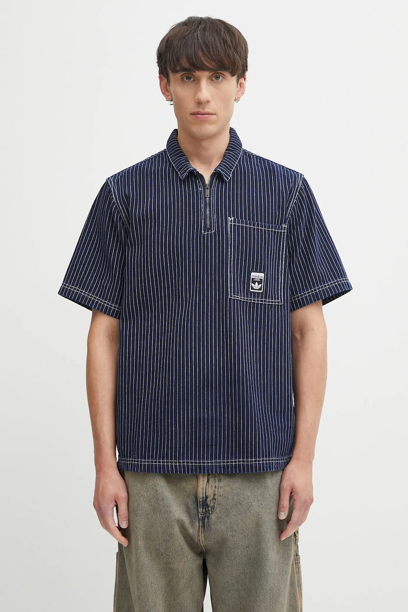 Polotröja adidas Originals adidas Originals Graphic Lo Sh Polo Shirt Mörkblå | JW0169