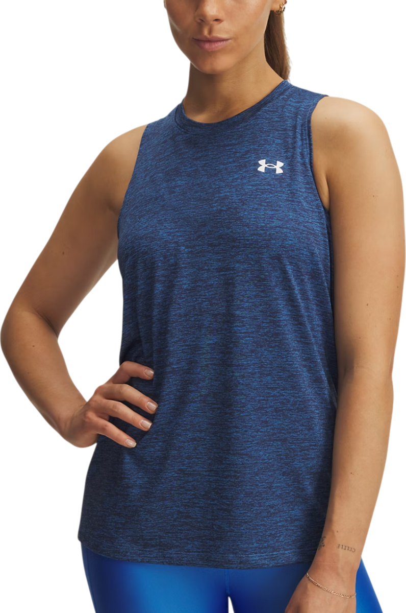 Linne Under Armour Under Armour Tech Twist Tank Top Blå | 1383656-402, 0