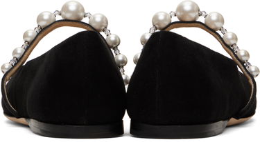 Tillbehör Jimmy Choo Jimmy Choo Ade Pearl Ballerina Flats Svart | ADE FLAT SZR, 1
