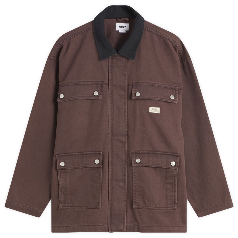 Jacka OBEY Fritz Jacket Brun | 221800437-CHO