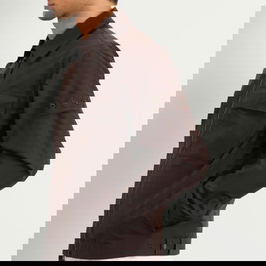 Jacka Stone Island Weatherproof Canvas Shirt Jacket, Size Large Brun | K2S151200018-V0070, 5