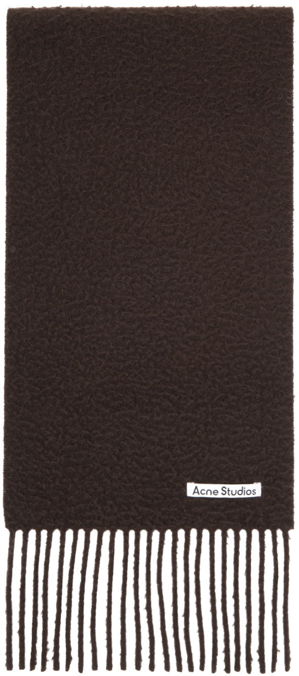 Kläder Acne Studios Fringe Scarf Brun | CA0283-