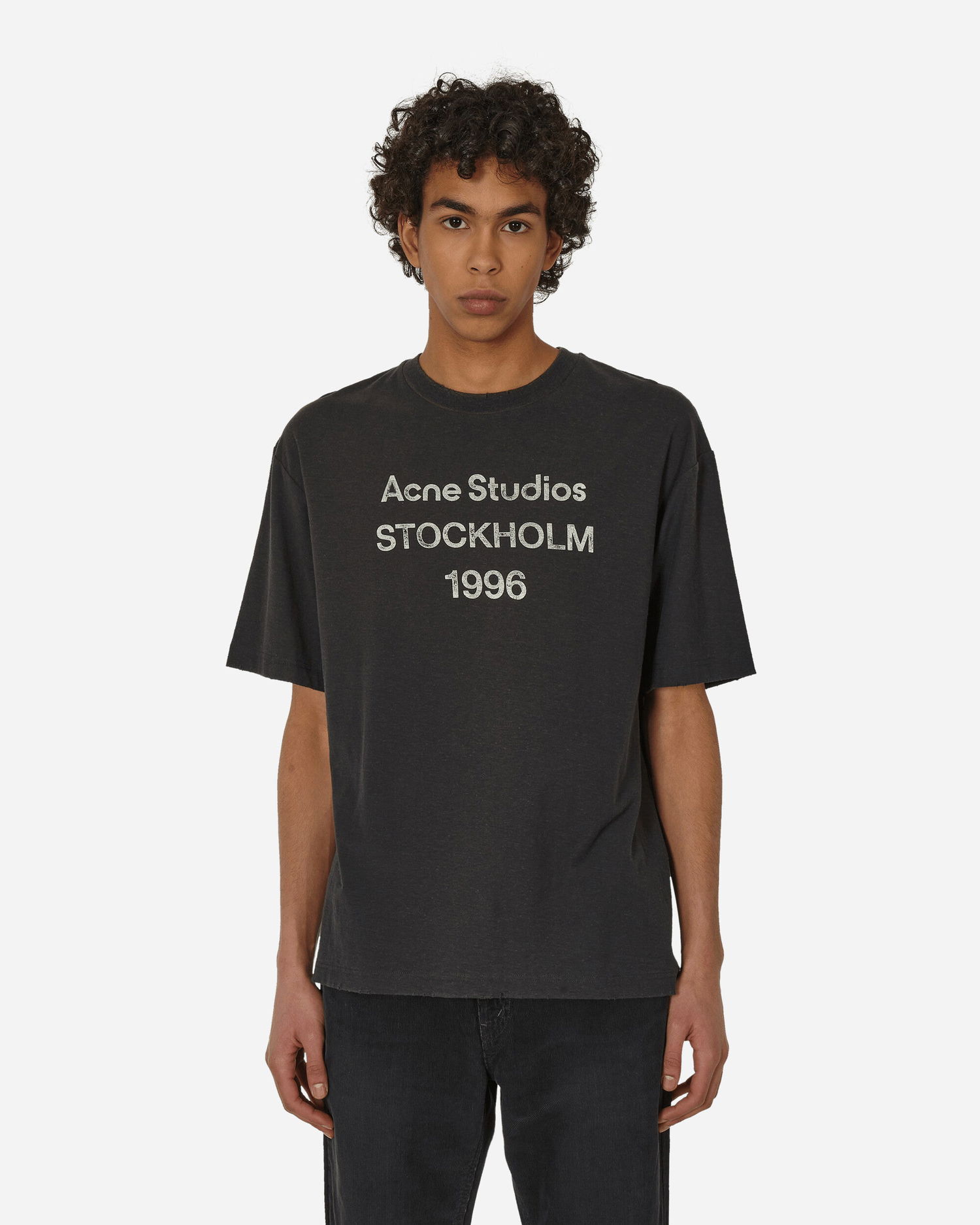 T-shirt Acne Studios Exford 1996 Tee Svart | CL0196-BM0, 1