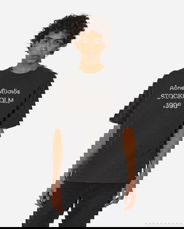 T-shirt Acne Studios Exford 1996 Tee Svart | CL0196-BM0, 1