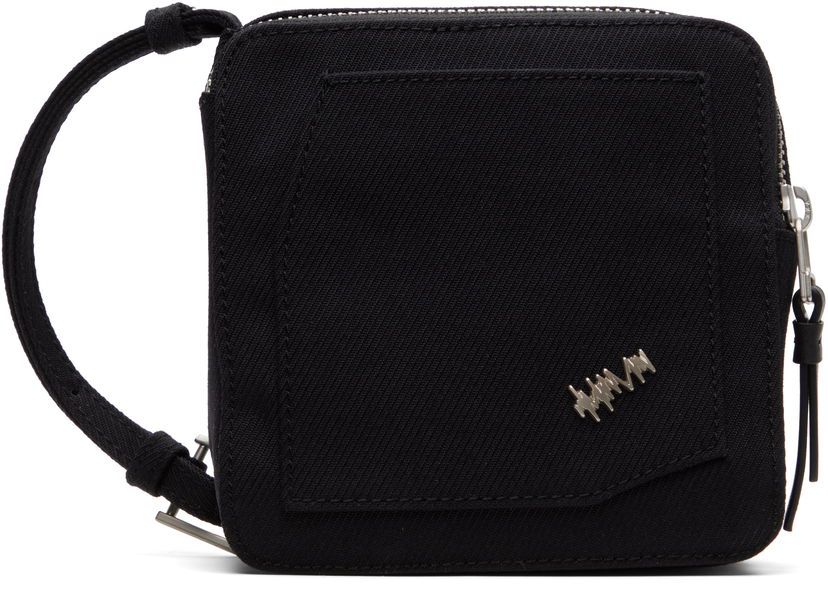 Midjeväska ADER ERROR ADER error Tetraight Product. 107 Canvas Wristlet Bag Svart | BO28FYBA0903BK