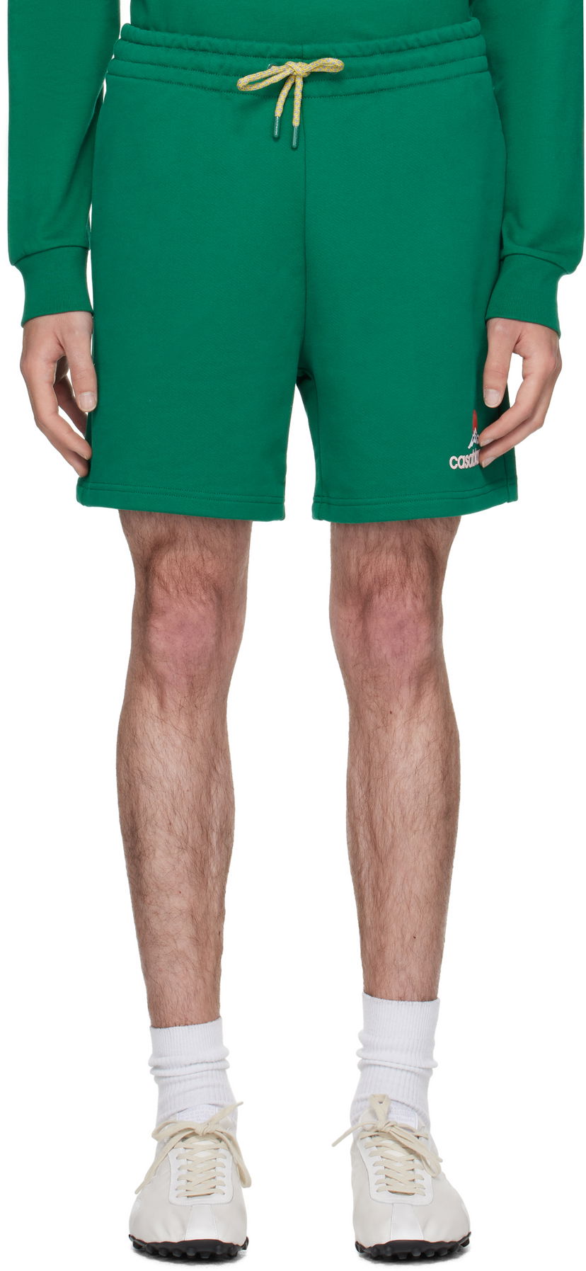 Shorts Casablanca Casablanca Montagne Sweat Shorts Grön | MPF25-JTR-003-02