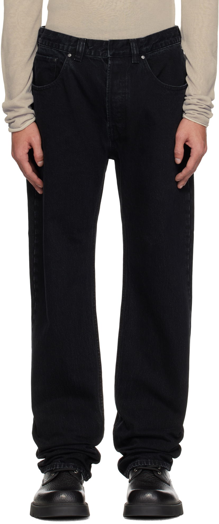 Jeans Entire Studios Entire Studios Slem Jeans Svart | ESM-S25-11004-MA