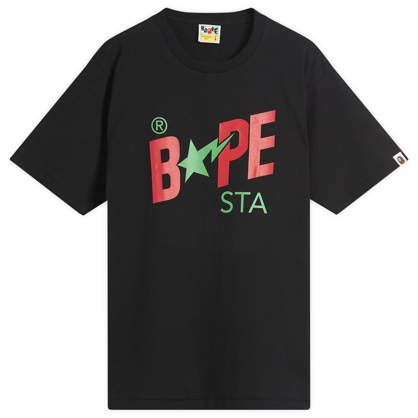 T-shirt BAPE Bathing Ape Colors Bape Sta T-Shirt, Size Large Svart | 001TEL301022M-BLK