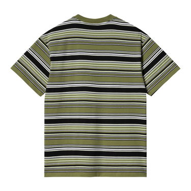 T-shirt Carhartt WIP S/S Lafferty T-Shirt "Lafferty Stripe/Kiwi" Grön | I031603_1IN_XX, 2