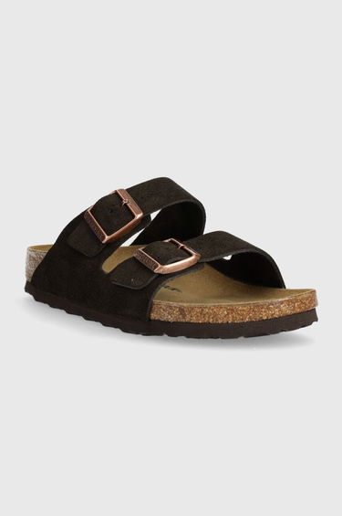 Sneakers och skor Birkenstock Birkenstock Arizona Suede Slides Brun | 1027083, 1