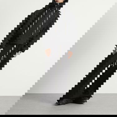 Parkas Rick Owens Rick Owens DRKSHDW Cropped Alice Parka Jacket Svart | DU02E7781-NCV-09, 4