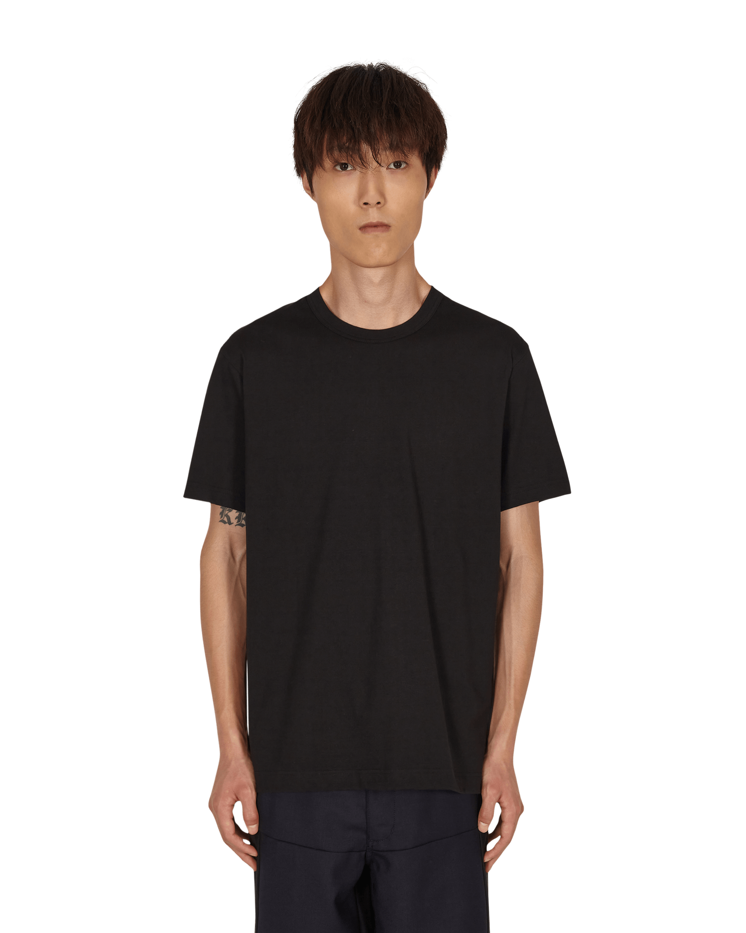 T-shirt Comme des Garçons Plain T-Shirt Svart | FZ-T002-PER 1, 0