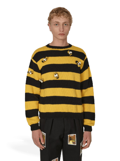 Sweater Sky High Farm Hand Knit Bee Knit Sweater Flerfärgad | SHF02N003 1
