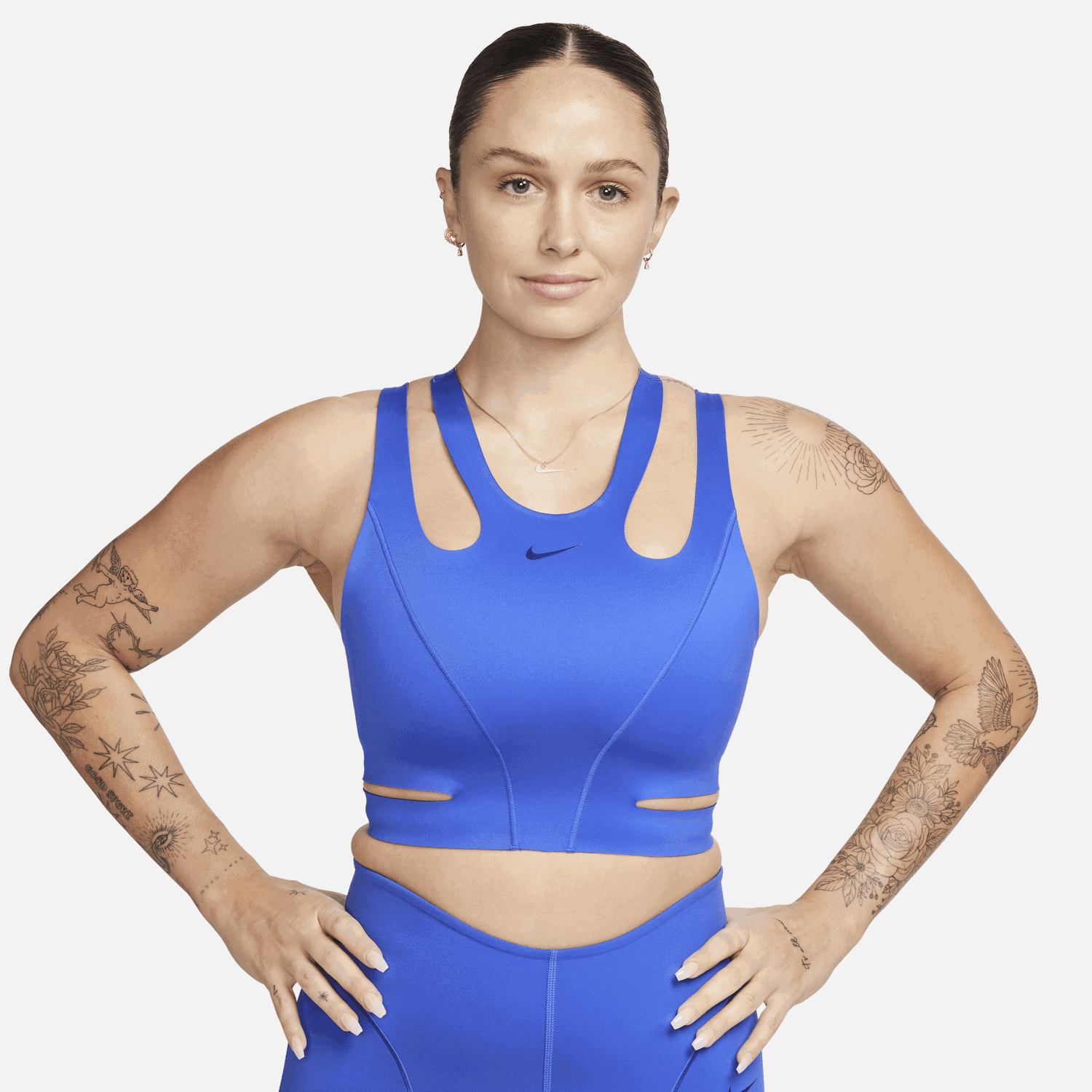 Behå Nike FutureMove Light-Support Non-Padded Strappy Sports Bra Mörkblå | FQ2640-405, 0