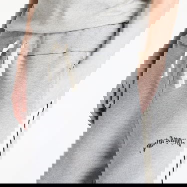 Träningsbyxor Palm Angels Palm Angels Curved Logo Sweatpants Grå | PMCH02BS25FLE0010810, 4