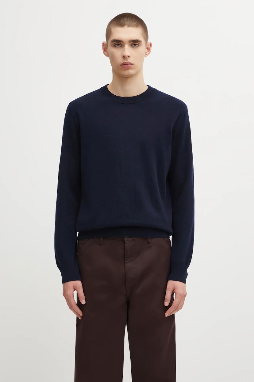 Sweater Paul Smith Paul Smith Cashmere Sweater Mörkblå | M1R.278Y.N02497