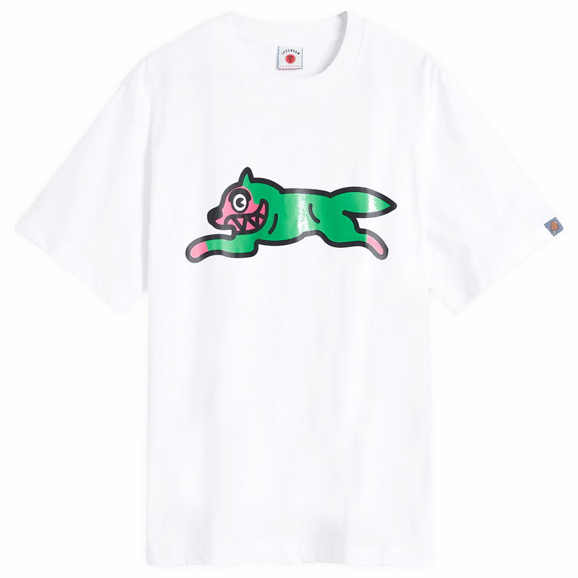 T-shirt BBC IceCream ICECREAM Running Dog Graphic T-Shirt, Size Large Vit | IC24351-WHT