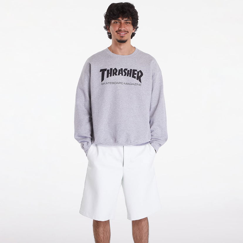 Sweatshirt Thrasher Skate Mag Crewneck Grå | 017839