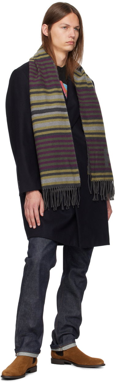 Halsduk Paul Smith PS Paul Smith Stripe Jersey Scarf Flerfärgad | M2A-150T-N124-76-0, 2