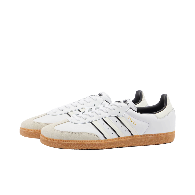 Sneakers och skor adidas Originals Samba OG in White/Off White/Core Black, Size UK 3 | END. Clothing Vit | ID1480