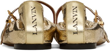 Sneakers och skor LANVIN Mary Jane Ballerina Flats Metallisk | FW-BAMB05-CRCA-H24, 1