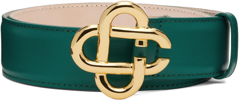 Bälten Casablanca Casablanca CC Logo Buckle Belt Grön | APF25-ACC-251-01