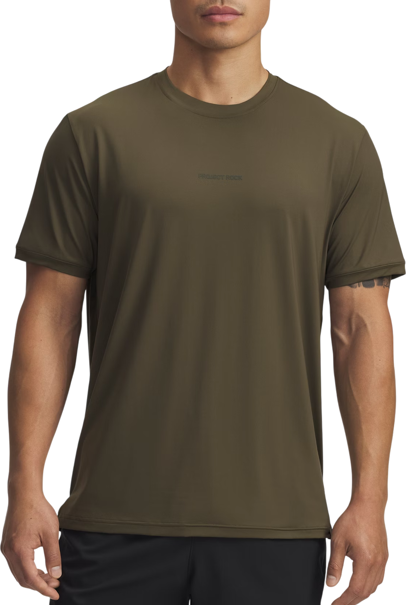 T-shirt Under Armour Project Rock Iso Chill Performance T-Shirt Grön | 6007149-308